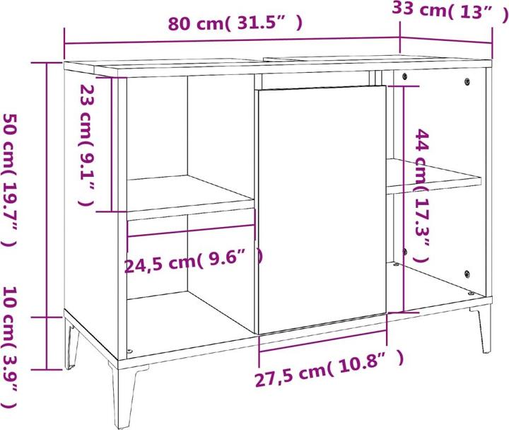 Image du produit VidaXL Ranice (80 x 33 x 60 cm)