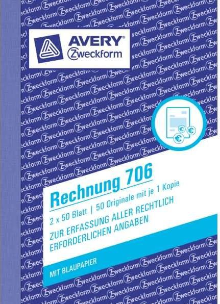 Produktbild Avery Rechnung (50 x)