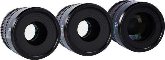 Produktbild Sirui Nightwalker 24 35+55mm T1.2 S35 MF Cine Lens Bundle X-Mount (Fujifilm X, APS-C / DX)