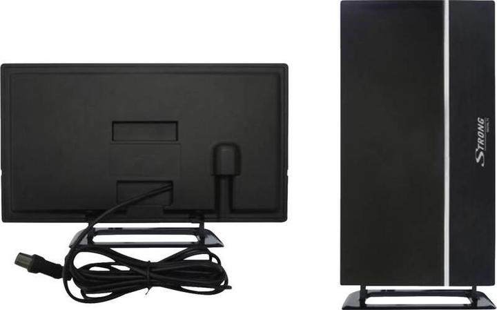 Produktbild Strong SRT ANT 30 - Schwarz - DVB-T,DVB-T2 - IEC M - 5 V/40 mA - 75 Ohm - 16 dB (Zimmerantenne, 16 dB, DVB-T / -T2)