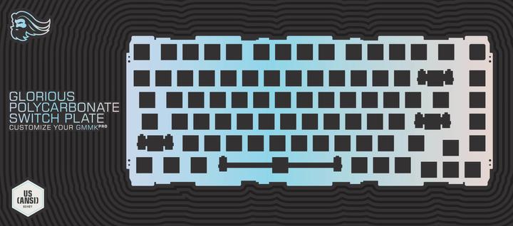 Actual product image Glorious PC Gaming Race GMMK Pro Switch Plate