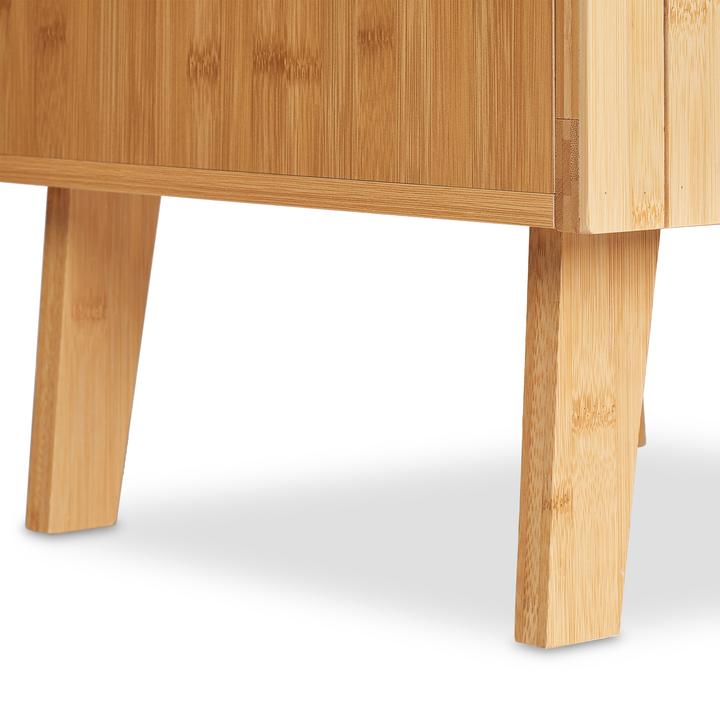 Actual product image Relaxdays Bamboo bathroom cabinet (40 x 37 x 70 cm)