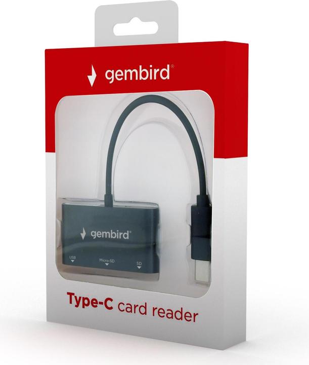 Actual product image Gembird UHB-CR3-02 (USB-C)