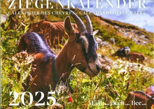Immagine prodotto Calendario delle capre / Calendrier des chèvres / Calendario delle capre 2025 (Nessuna rilegatura, Tedesco, Francese, Italiano)
