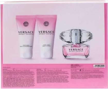 Produktbild Versace Bright Crystal Eau De Toilette 50ml Körperlotion Duschgel Geschenkset für Sie