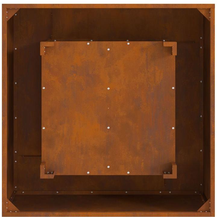 Produktbild VidaXL Feuerstelle Quadrat 80x80x40 cm Wetterfester Stahl (80 cm)