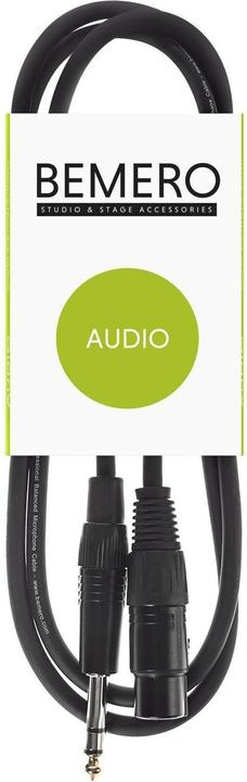 Bemero XLR — 6.3mm Klinke (0.75 m, 6.3mm Klinke (Jack), XLR)