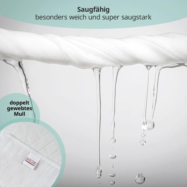 Actual product image Makian Muslin cloths (80 cm, 80 cm)
