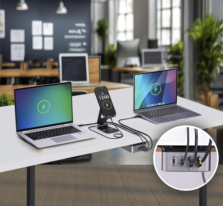 Immagine prodotto StarTech .com 424DEU-USB-C-CHARGER, Interno, AC, 28 V, 1,8 m, Grigio (240 W)