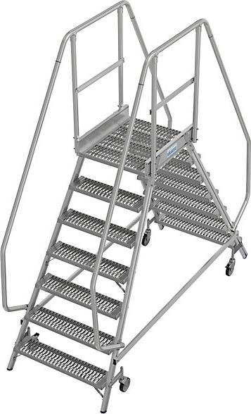 Actual product image Krause Mobile safety steps with R13 anti-slip properties (Platform ladder, 250 cm)