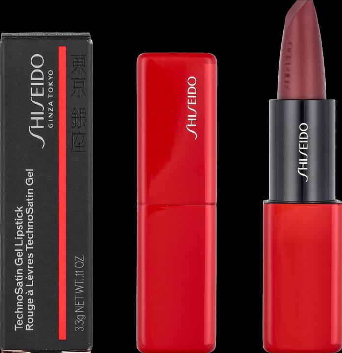 Produktbild Shiseido Technosatin Gel Lipstick No 411 (411 SCARLET CLUSTER)