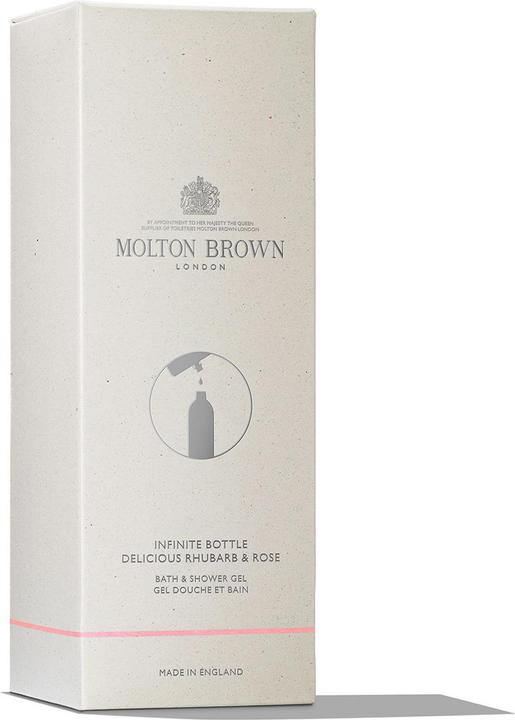 Actual product image Molton Brown Delicious Rhubarb & Rose Infinite Bottle Bath & Shower Gel (400 ml)