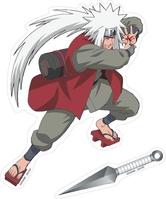 Immagine prodotto GED Set Adesivi Naruto - 2 Fogli 16x11 cm (Naruto/Jiraiya)