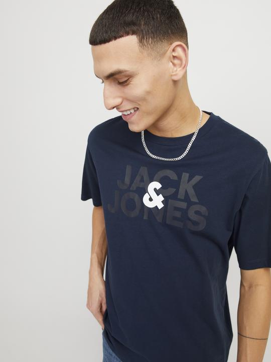 Actual product image Jack & Jones Logo round neck T-shirt T-shirt (M)