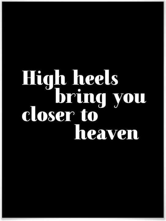 Actual product image Trenddeko High heels bring you closer (24 x 30 cm)