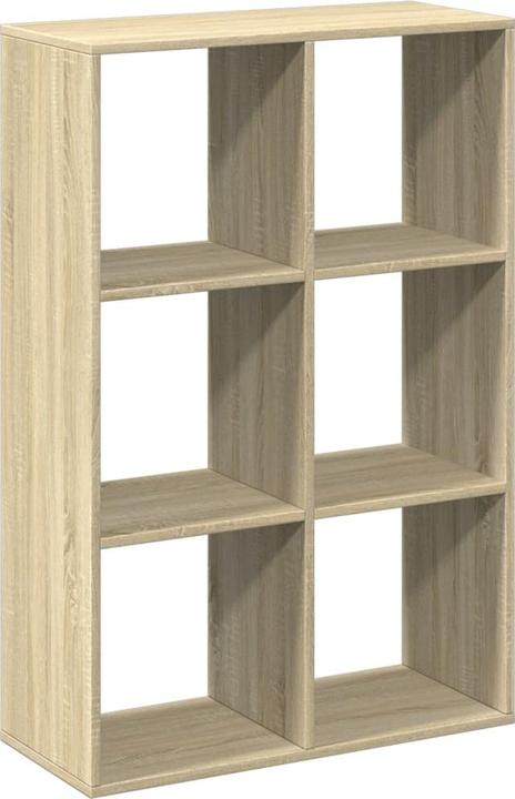 Immagine prodotto VidaXL Divisorio per ambienti Libreria Scaffale in piedi Scaffale per ufficio Scaffale a cubo Rovere Sonoma (69,5 x 29 x 103,5 cm)
