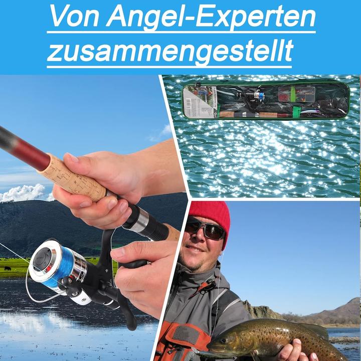 Produktbild Q-Tac Angelset für Kinder (Teleskoprute, Angelset, 270 cm)