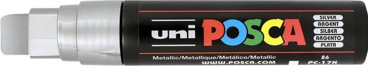 Image du produit Posca Marqueur PC-17K Pointe rectangulaire (Argent, 15 mm, 1 x)