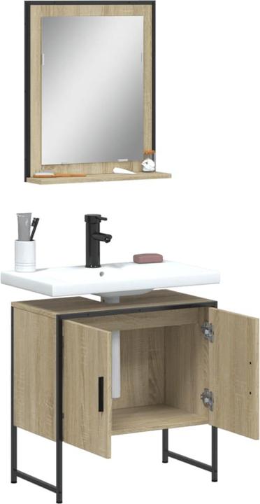 Actual product image VidaXL 2-piece bathroom furniture set