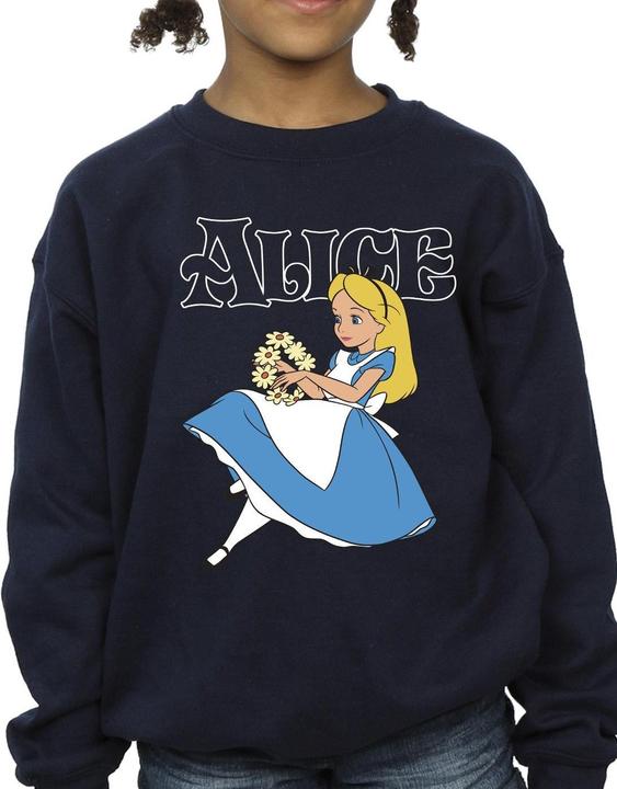 Produktbild Disney Alice In Wonderland Flowers Sweatshirt Mädchen (128)