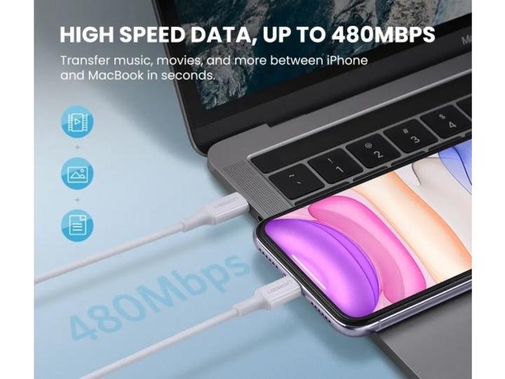 Immagine prodotto Ugreen Cavo da fulmine a USB-C 2.0 (1 m, USB 2.0)
