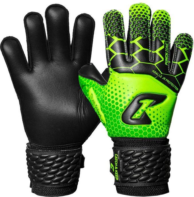 Immagine prodotto Catch & Keep Guanti da calcio Protezione Artiglio Taglia 7 Verde Guanti da portiere (7)