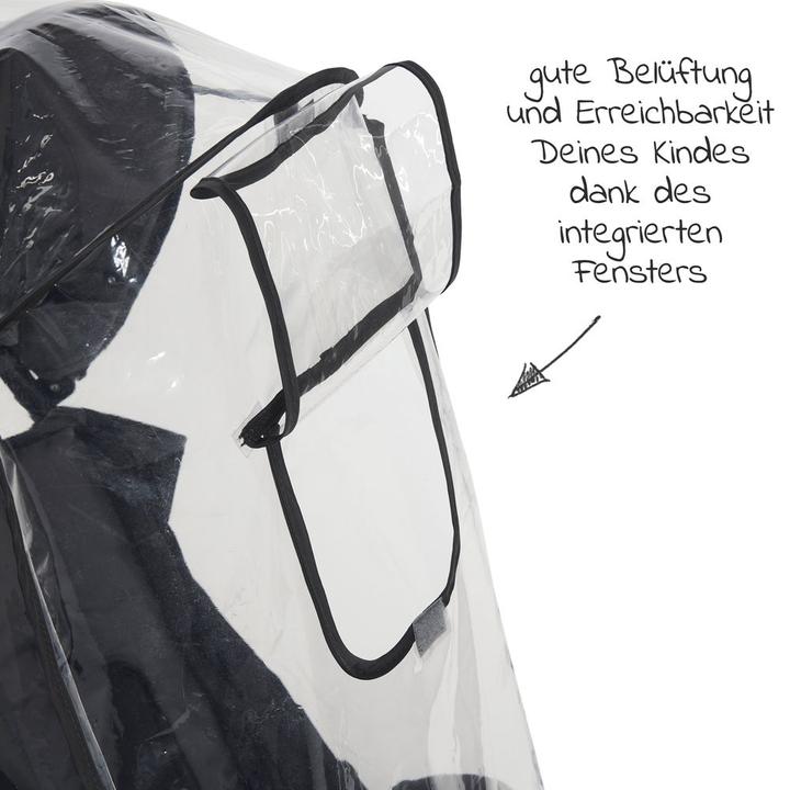 Image du produit Diago Housse de pluie universelle pour poussette & landau avec housse de pluie verrouillable