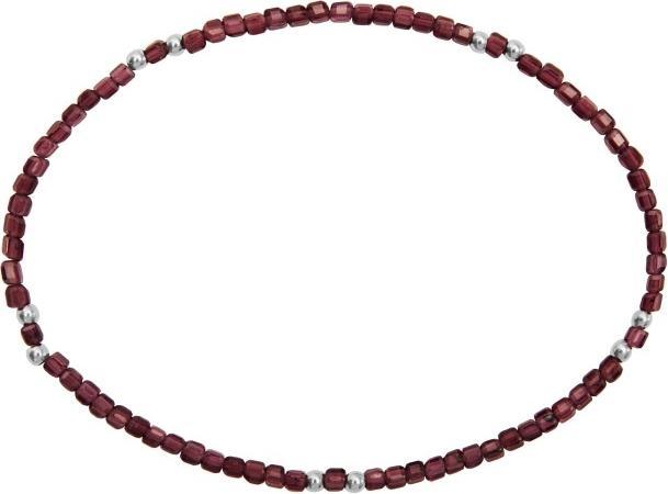 Image du produit HCA Armband - "Harmony of nature" - Rhodolith Granat - Edelstahl (17 cm)