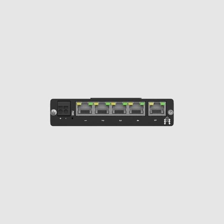 Produktbild Teltonika TSW114, Schalter mit integrierter DIN-Schienenhalterung (5 Ports)