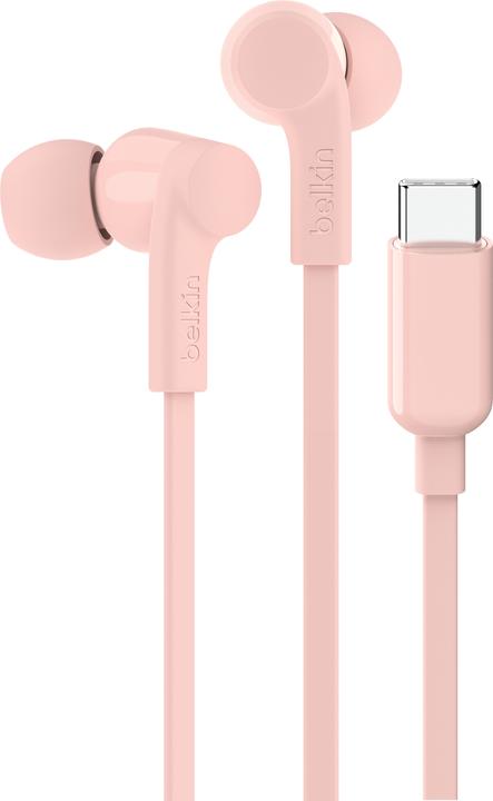 Produktbild Belkin Rockstar In Ear Kopfhörer Kabel, USB-C, rosa G3H0002hqPKV2 (NC, Kabelgebunden)