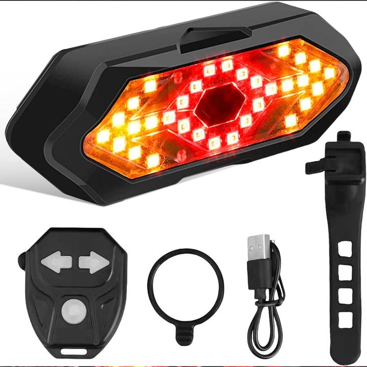 Produktbild Cbx Fahrrad-Rücklicht mit Blinker, Fahrradlicht mit Blinker, Fahrradblinker
