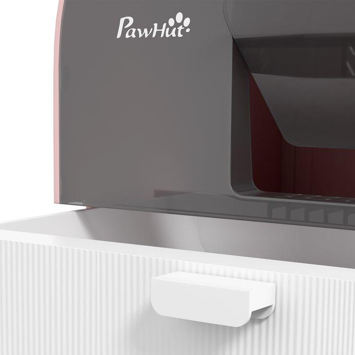 Produktbild Swisshandel24 Katzentoilette mit Haube, für Katzen bis 5 kg, Rosa (Katzenklo geschlossen)