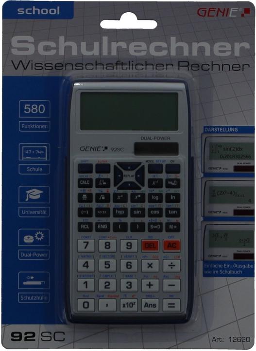 Produktbild Genie Technisch-wissenschaftlicher Rechner mit 580 Funktionen,.. (Batterien)