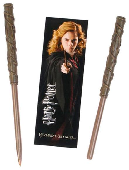 Actual product image Noble Collection Harry Potter ballpoint pen bookmark Hermione (Charcoal, 1 x)
