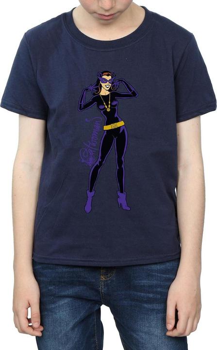 Image du produit - T-shirt CATWOMAN HAPPY POSE - Garçon (140, 146)