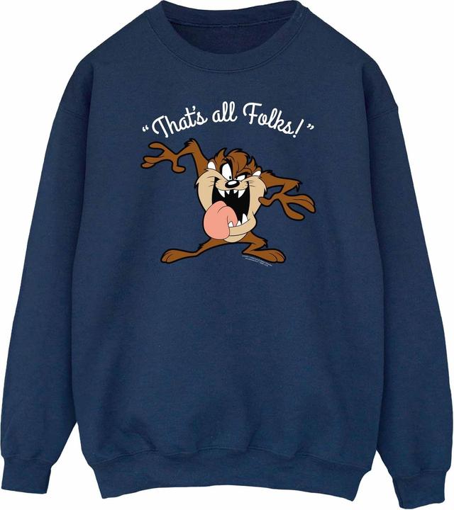 Looney Tunes That's All Folks Taz Sweatshirt