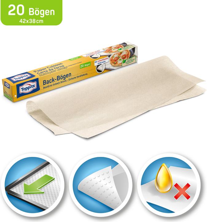 Produktbild Toppits Back Bögen (42 x 38 cm)