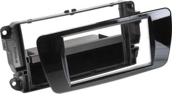 ACV 281328-06-5 | Radioblende Seat Ibiza, Klaiverlack ( 2 DIN mit Ablagefach)