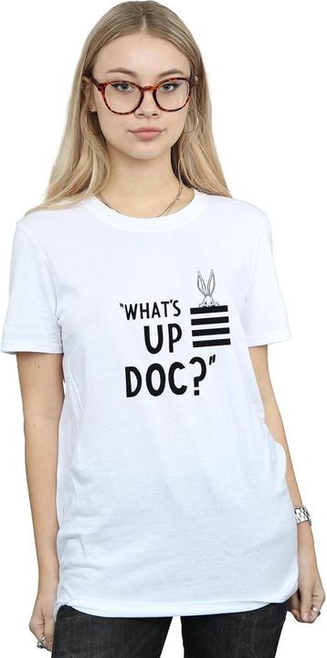 Image du produit Looney Tunes - T-shirt BUGS BUNNY WHAT'S UP DOC STRIPES - Femme (XXL)