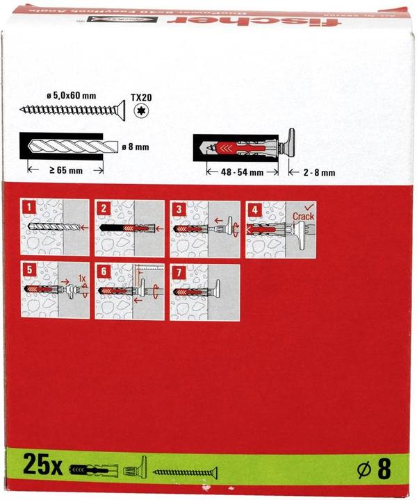Produktbild Fischer EasyHook Loop 8 DuoPower (25 Stk.)