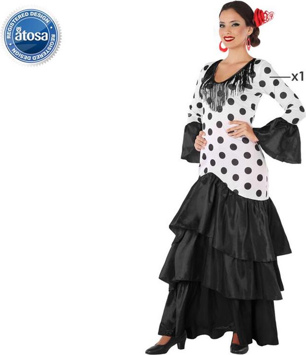 Immagine prodotto Carnival Toys Travestimento da ballerina di flamenco nera Spagna (XS)