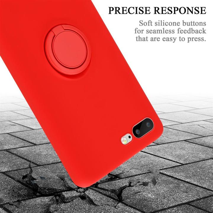 Productafbeelding Cadorabo TPU Vloeibare Ring Silicone Hoesje (Apple iPhone 7 Plus, Apple iPhone 7s Plus)