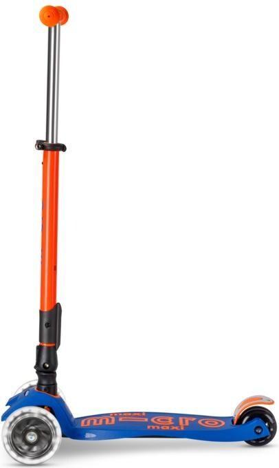 Produktbild Micro Scooter Maxi Deluxe Foldable Neon LED Blaze Orange