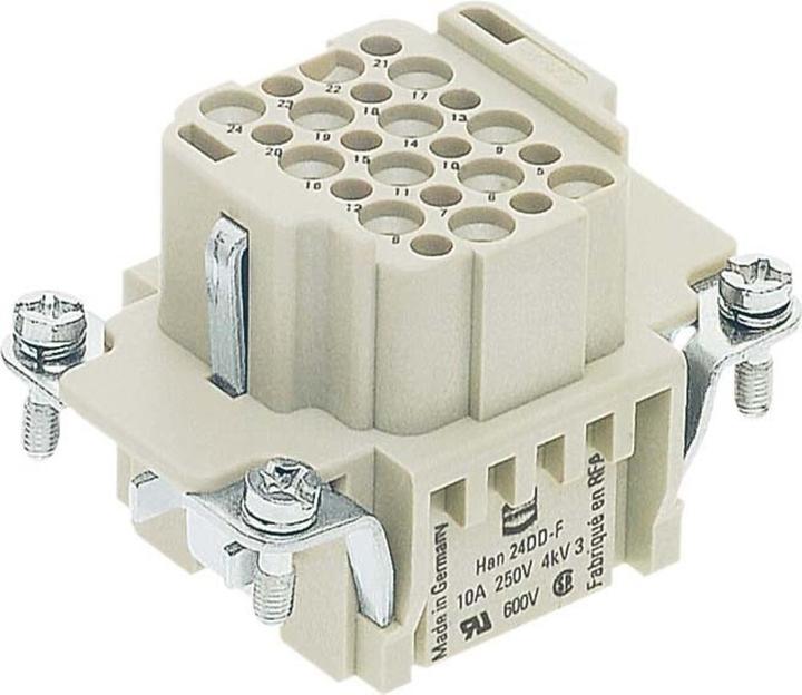 Immagine prodotto Harting Connettore HAN DD, inserto tipo 6B a crimpare max 2,5mm2, 10A24 poli