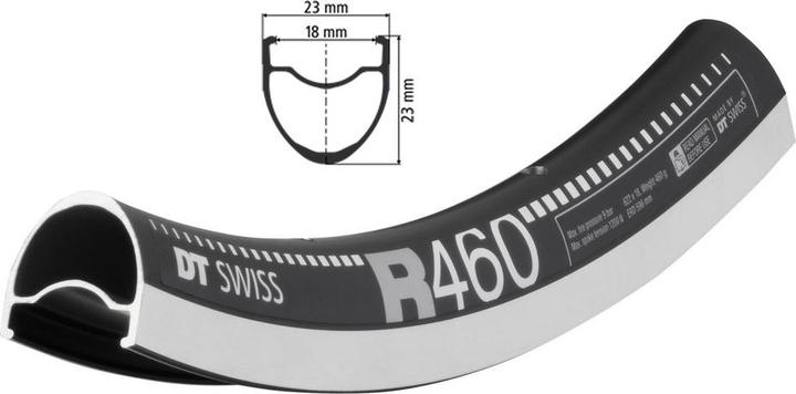 Actual product image DT Swiss R 460 road bike rim 28" (28")