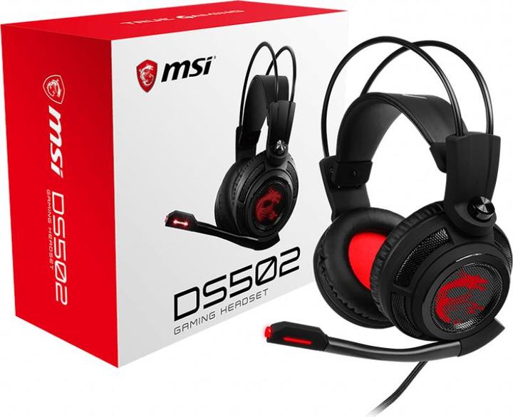 Produktbild MSI Słuchawki DS502 Czarne (S37-2100910-SV1) (Kabelgebunden)