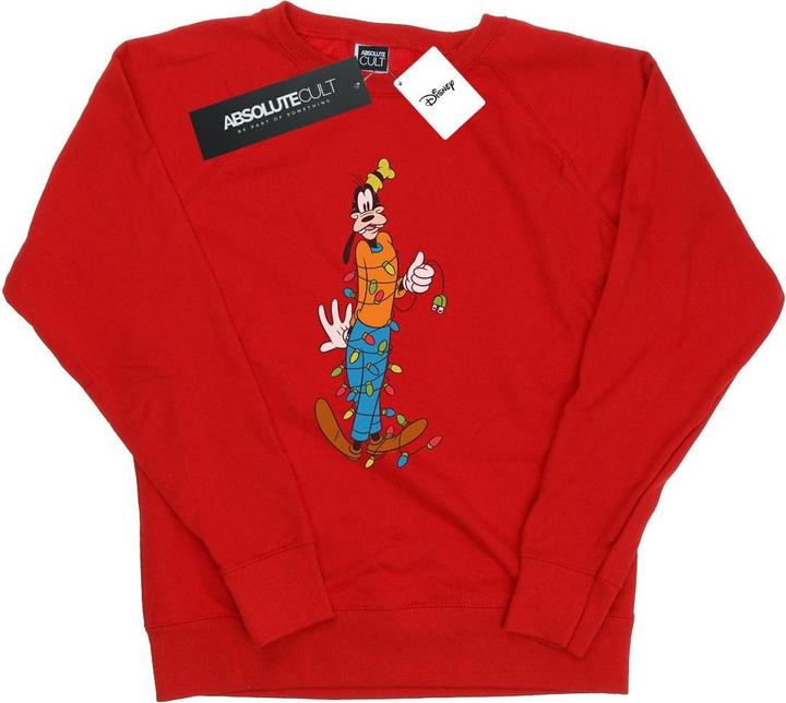 Disney Goofy Christmas Lights Sweatshirt (S)