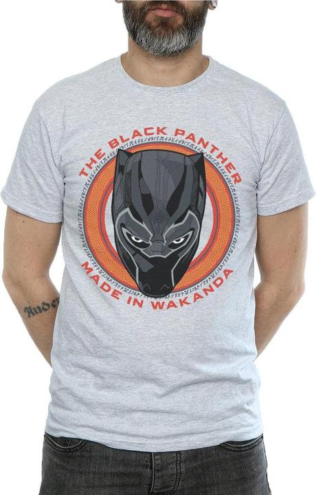 Immagine prodotto Maglietta Uomo Black Panther Made in Wakanda Rosso (M)