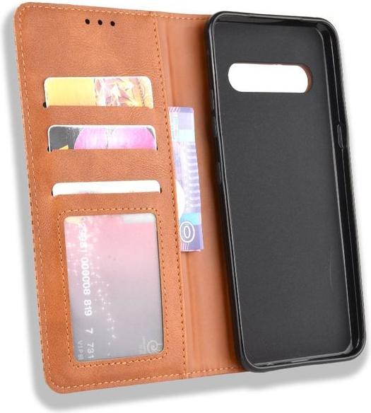 Productafbeelding MU Classic Retro Lederen Boekomslag Serie (LG V60 ThinQ 5G)
