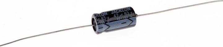 Actual product image Rs Pro Electrolytic capacitor, 47uF, 63V, 3uA, ±20 %